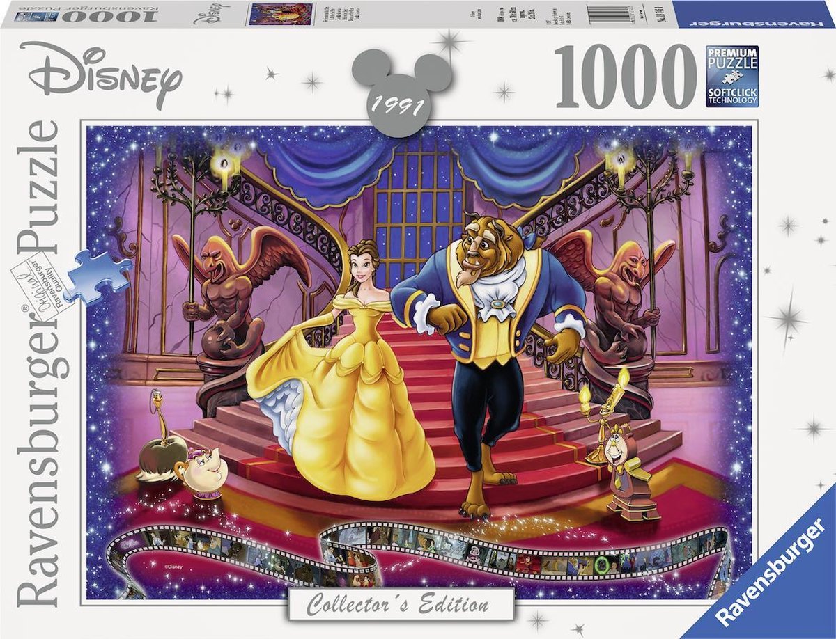Ravensburger Puzzel Disney Belle En Het Beest - 1000 Stukjes
