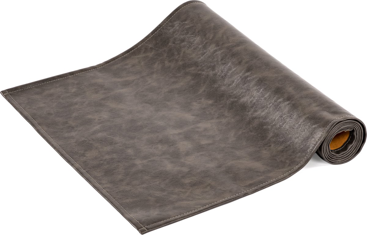 ZicZac Tuscan Tafelloper 45 x 145 cm - Grijs