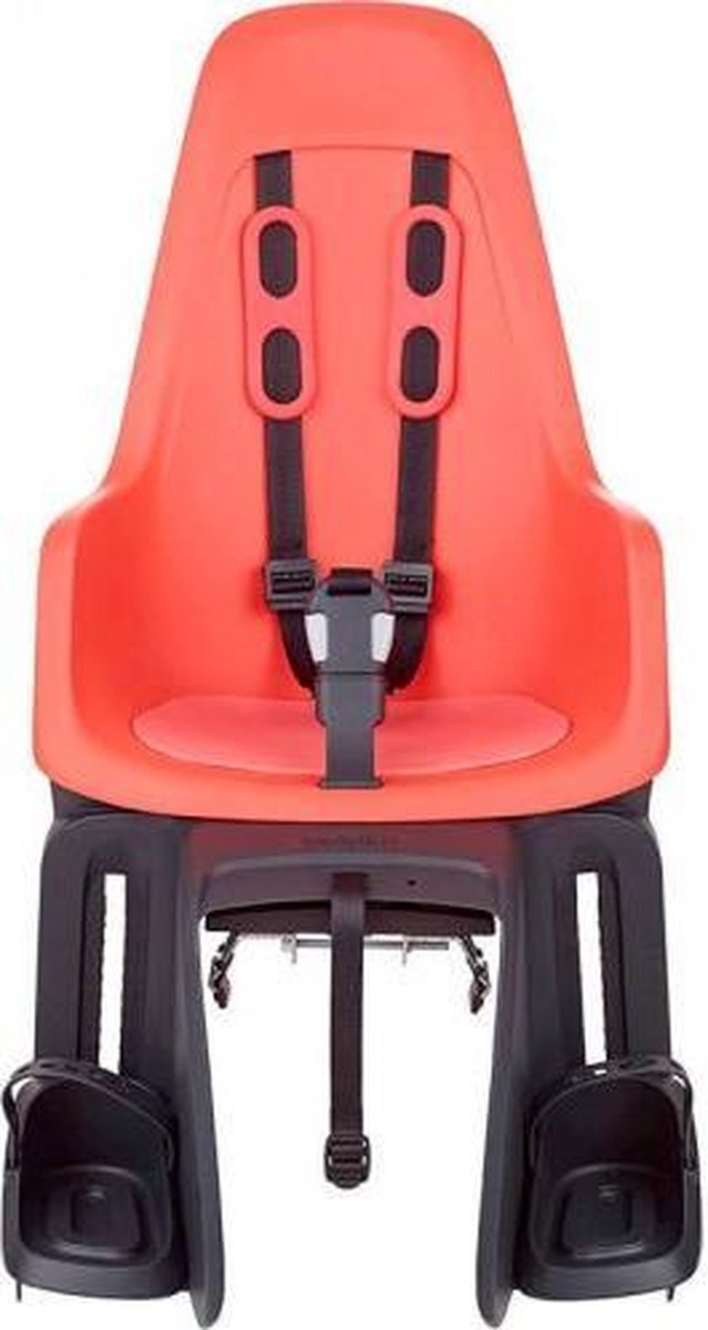 Bobike Kinderzitje Achter One Maxi Met Dragerbevestiging - Fierce Flamingo