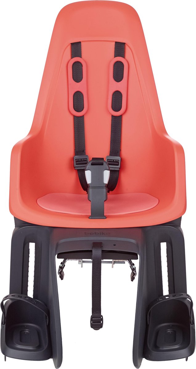 Bobike Kinderzitje Achter One Maxi Met Dragerbevestiging - Fierce Flamingo