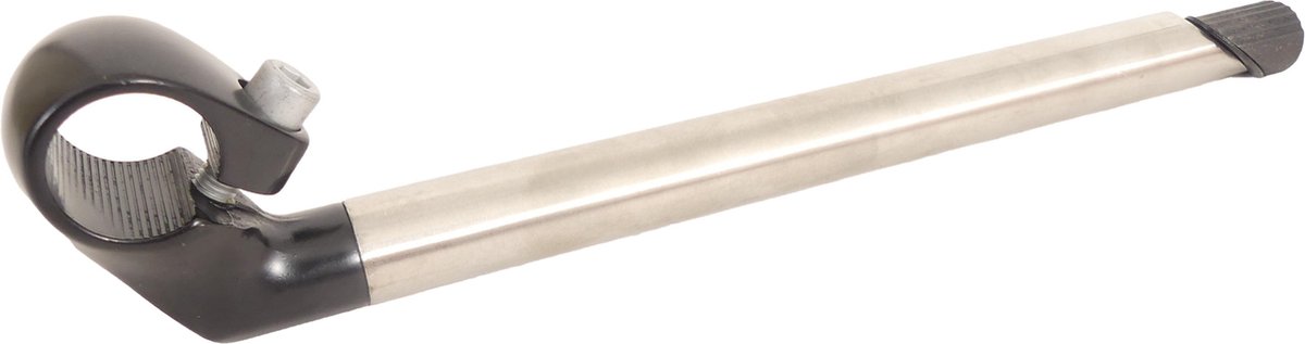 Stuurpen Kalloy 22.2mm 40/280 Rvs/chrome - Zwart