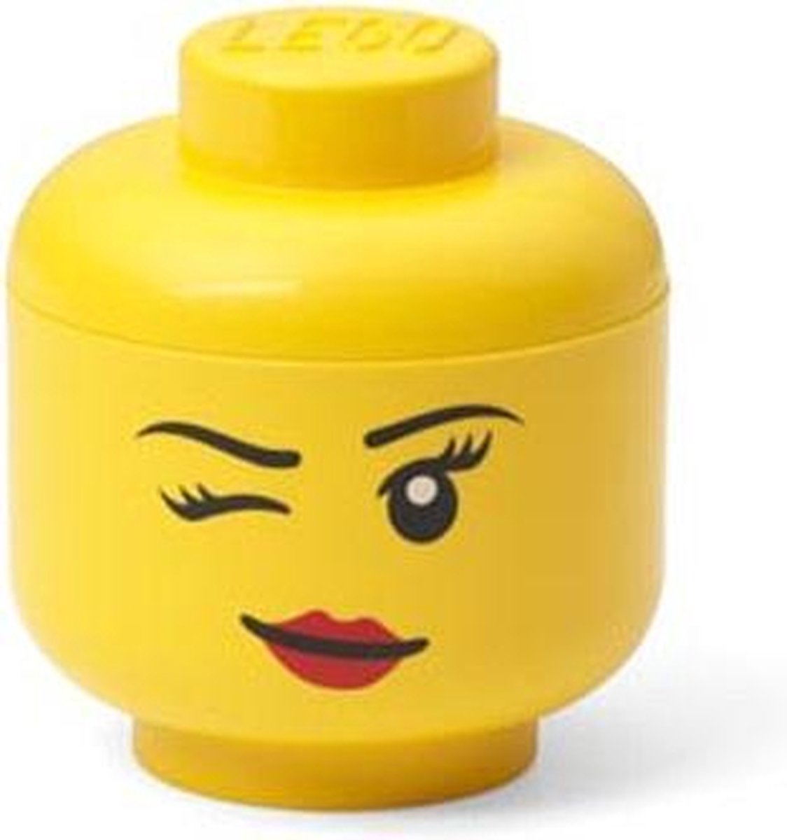 Lego Opbergdoos -hoofd Winky, - Polypropyleen - - Geel