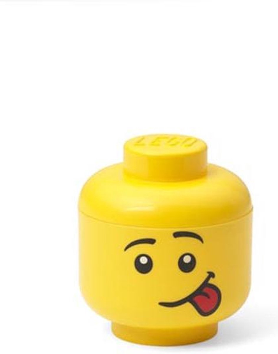 Lego Opbergdoos -hoofd Silly, - Polypropyleen - - Amarillo