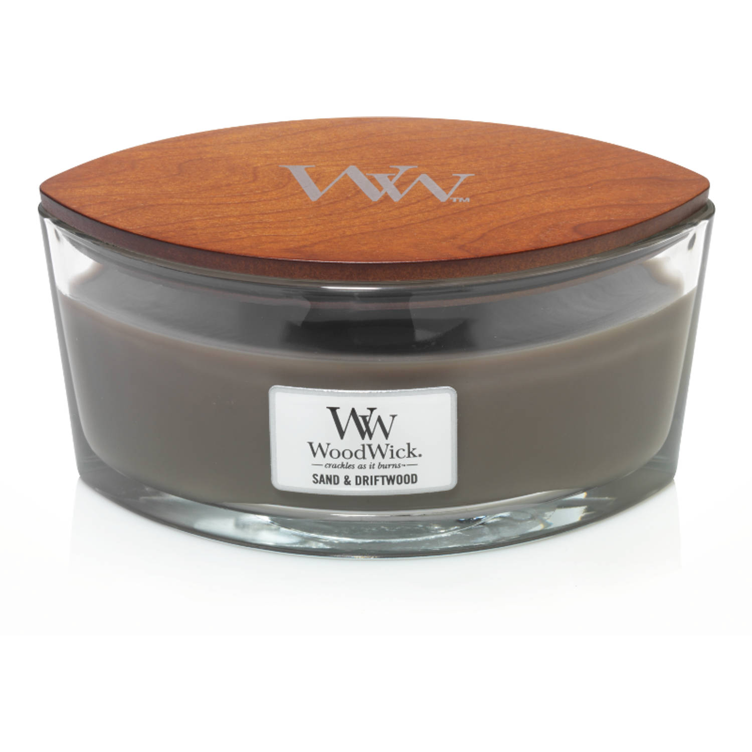 Ww Sand & Driftwood Ellipse Candle - Bruin