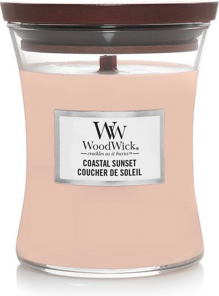 Ww Coastal Sunset Medium Candle - Roze