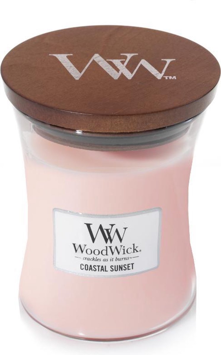 Ww Coastal Sunset Medium Candle - Roze