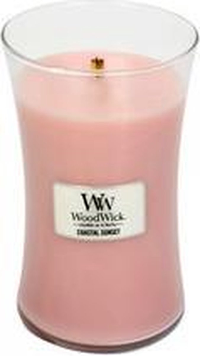 Ww Coastal Sunset Medium Candle - Roze