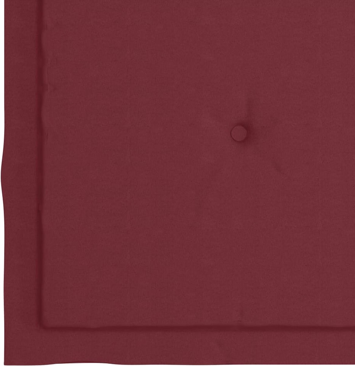 Vidaxl Schommelstoel Met Wijn Kussen Massief Teakhout - Bruin