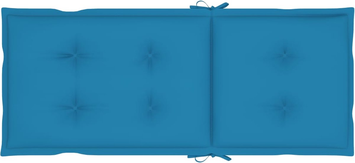 Vidaxl Schommelstoel Met Kussen Bamboe - Bruin