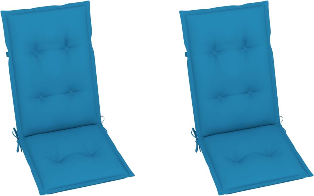 Vidaxl Schommelstoel Met Kussen Bamboe - Bruin