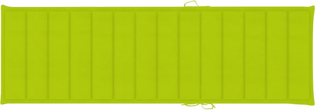 Vidaxl Ligbed Met Tafeltje En Kussen Geïmpregneerd Grenenhout - Groen