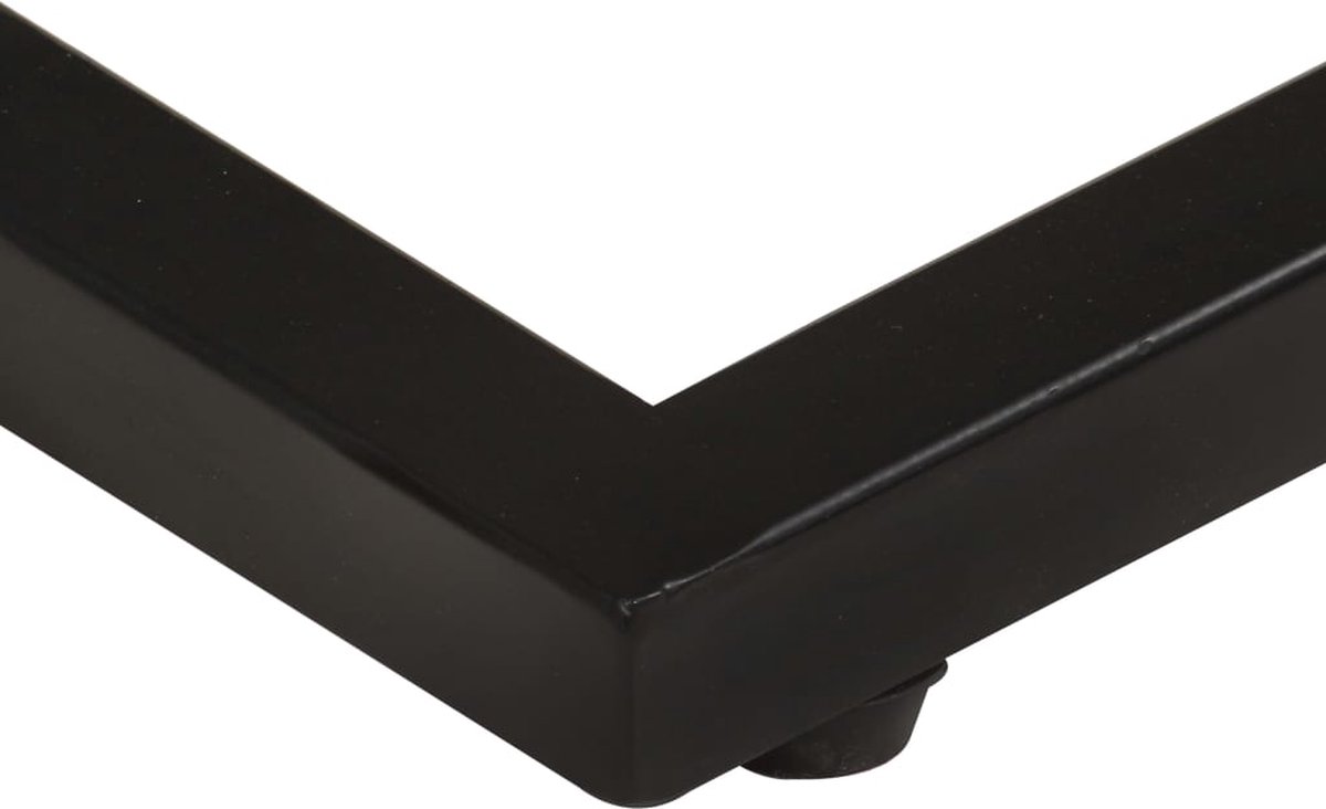 Vidaxl Bijzettafels 2 St 31,5x24,5x64,5 Cm Ruw Mangohout - Bruin