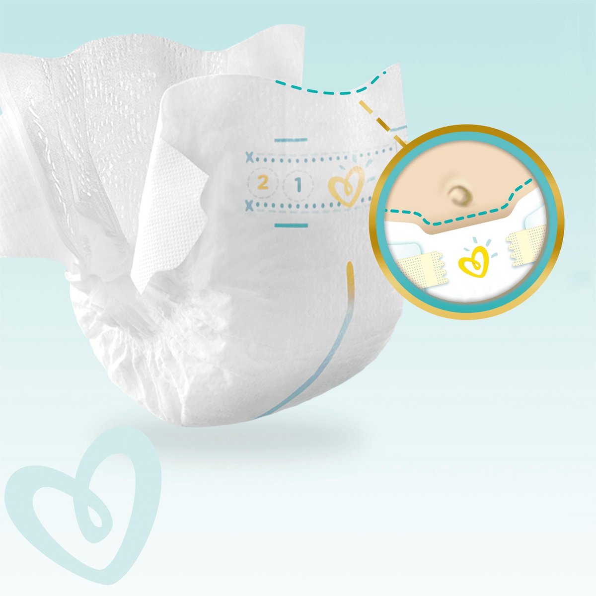 Pampers Premium Protection New Baby Maat 1 (Newborn) 2-5 Kg, 96 Luiers - Jumbo Pack