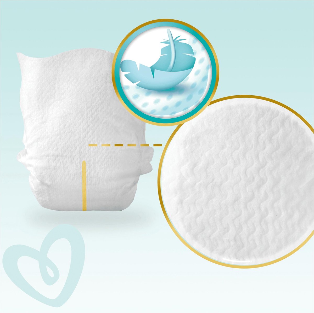 Pampers Premium Protection New Baby Maat 1 (Newborn) 2-5 Kg, 96 Luiers - Jumbo Pack