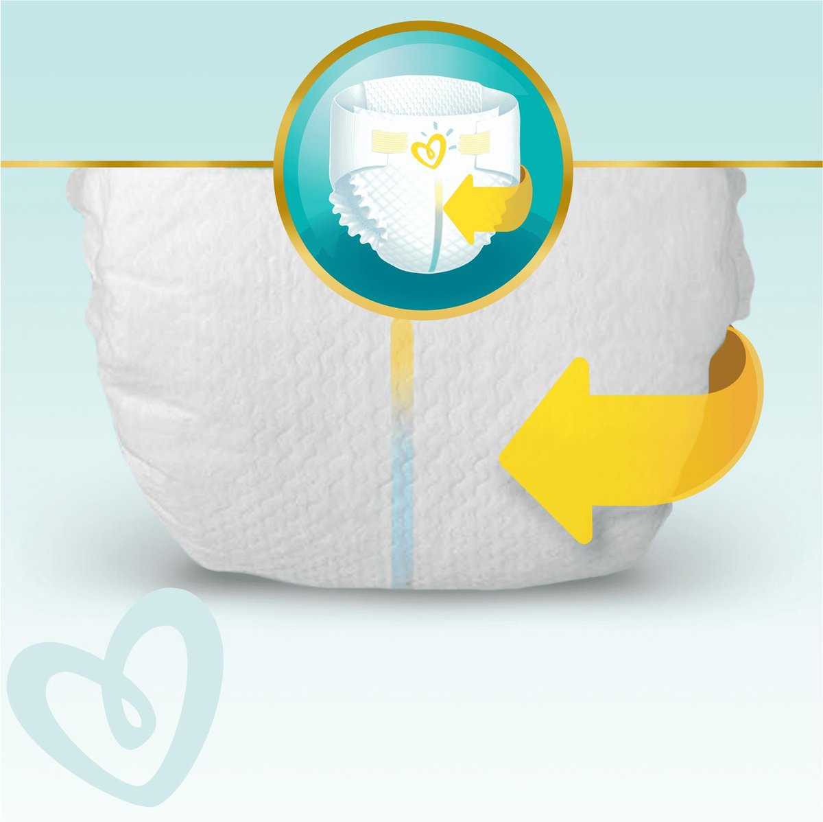 Pampers Premium Protection New Baby Maat 1 (Newborn) 2-5 Kg, 96 Luiers - Jumbo Pack