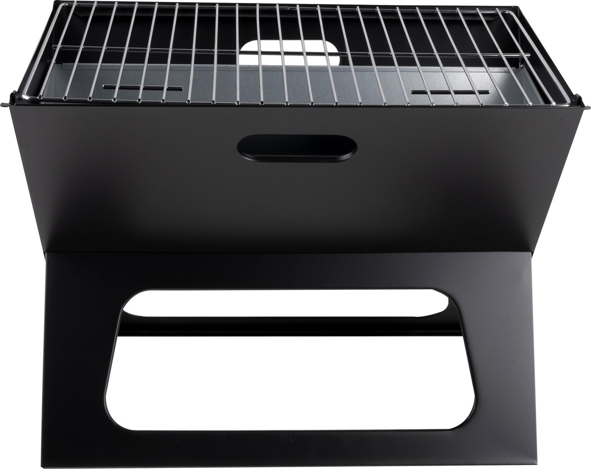 BBQ Collection Barbecue - Bbq - Draagbaar - Opvouwbaar - Losse Vuurschaal En Grillrooster - - Zwart