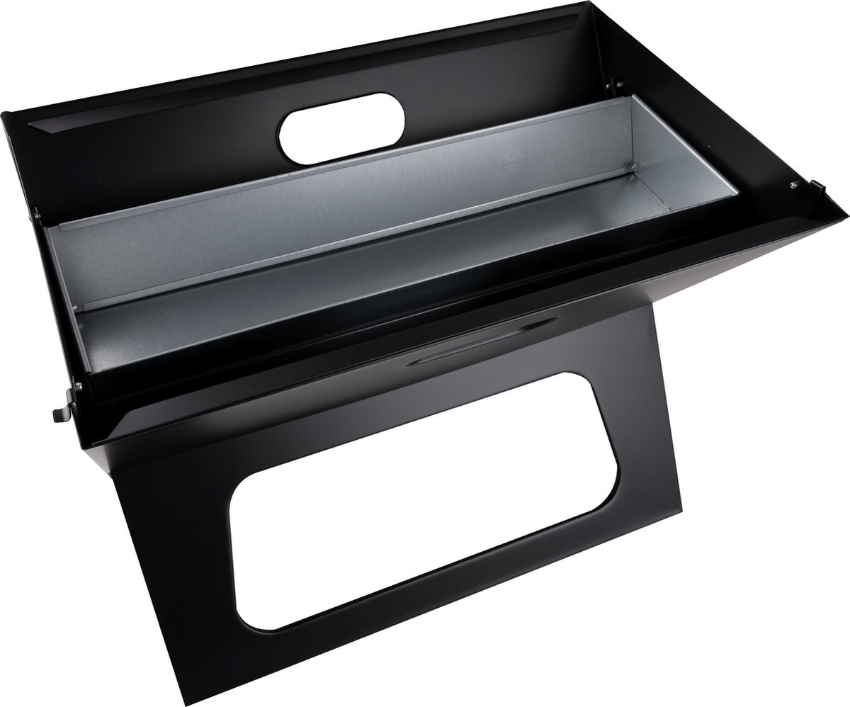 BBQ Collection Barbecue - Bbq - Draagbaar - Opvouwbaar - Losse Vuurschaal En Grillrooster - - Zwart