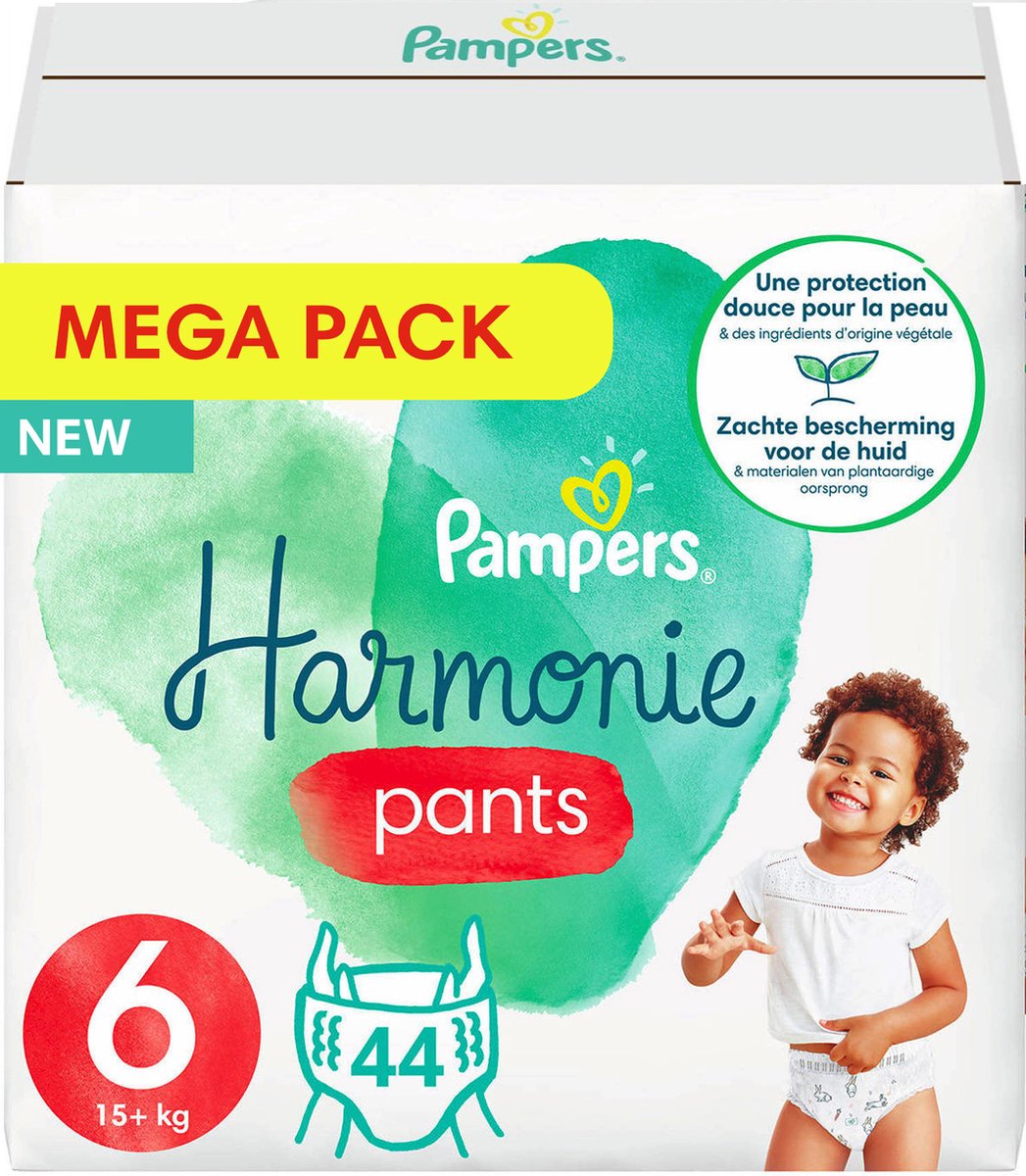 Pampers 44 Harmony Luierbroekje Maat 6