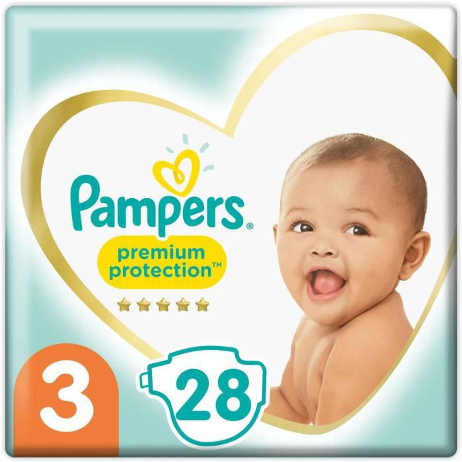 Pampers 28 Premium Protection Luiers Maat 3