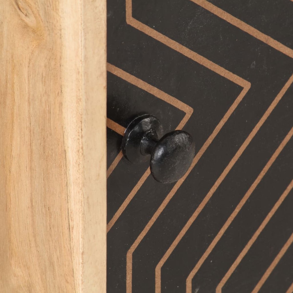 Vidaxl Nachtkastje 40x30x50 Cm Massief Acaciahout - Beige