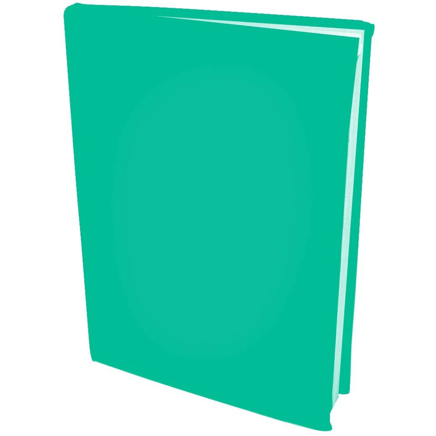 Benza Rekbare Boekenkaften - Blauw - A4 - 6 Stuks - Turquoise