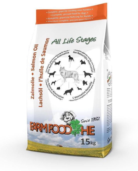 Farm Food Zalmolie Zalm - Hondenvoer - 15 kg