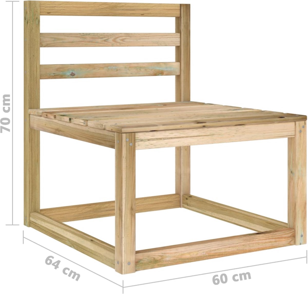 Vidaxl 6-delige Loungeset Mete Kussens - Blauw