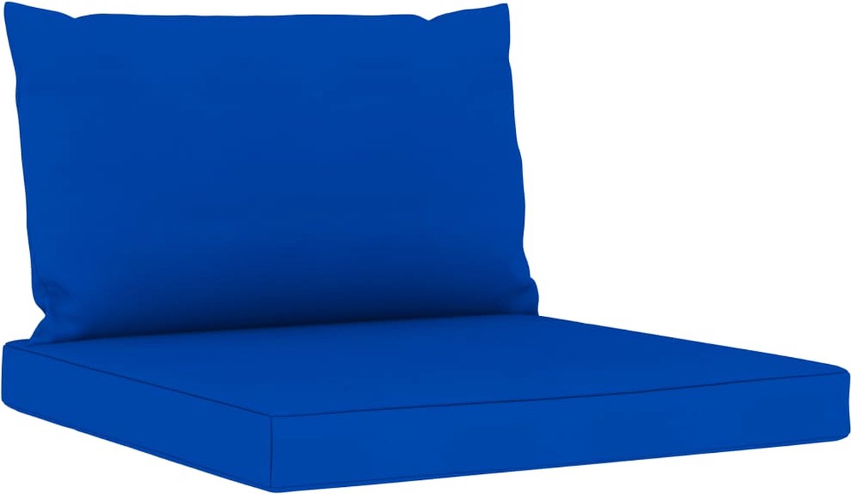 Vidaxl 6-delige Loungeset Mete Kussens - Blauw