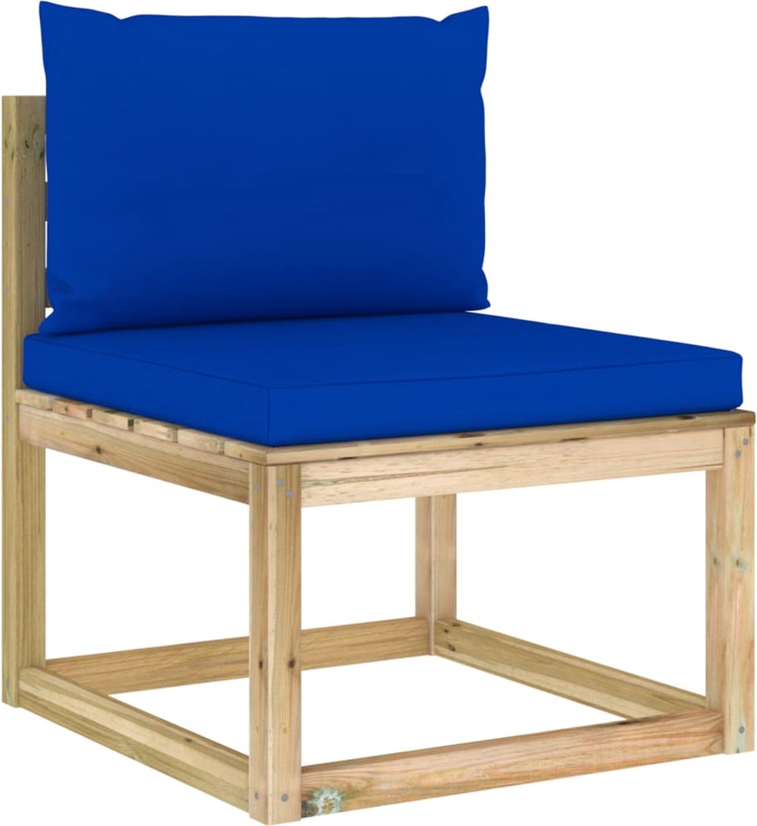 Vidaxl 10-delige Loungeset Met Kussens Geïmpregneerd Grenenhout - Bruin