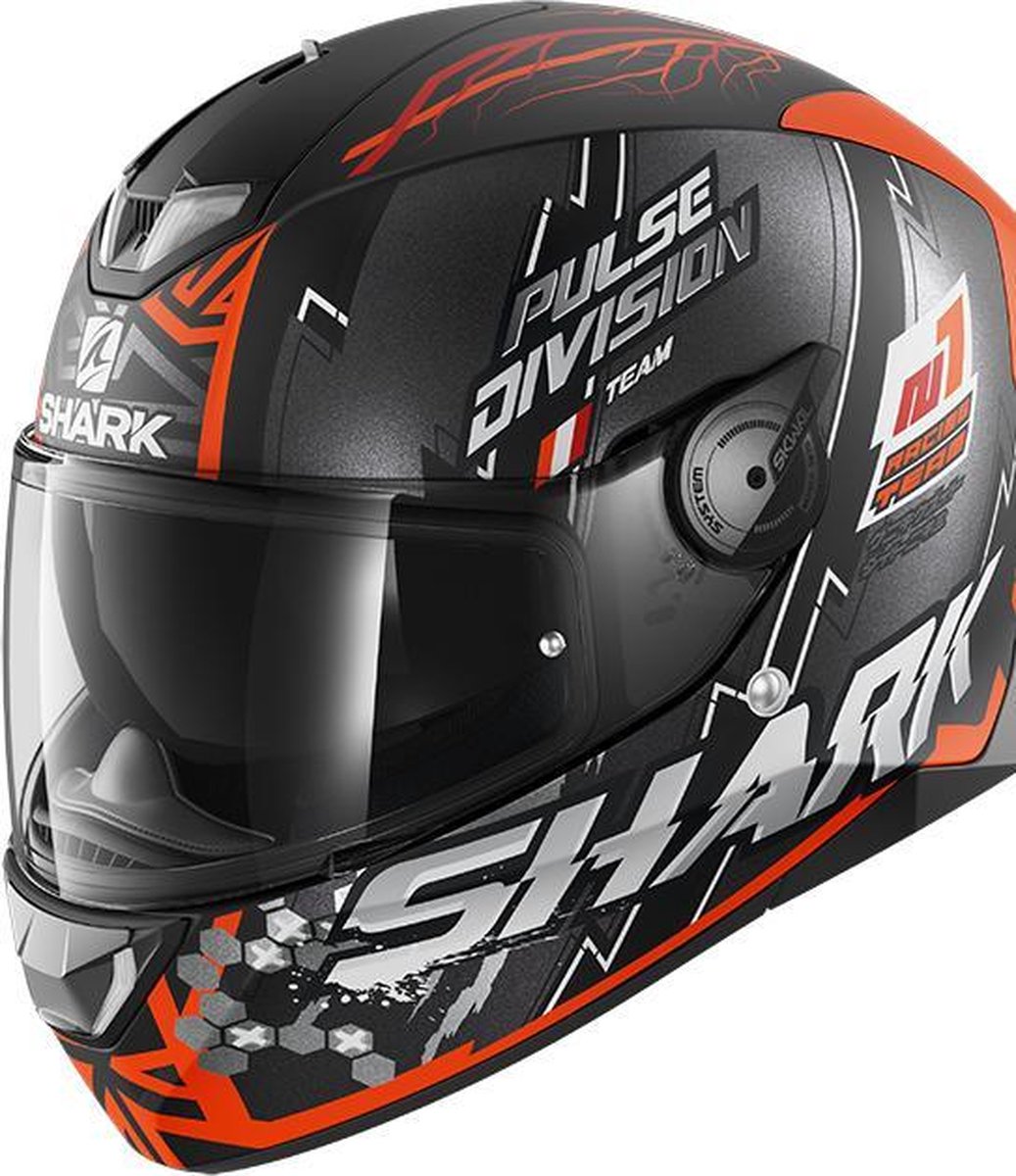 Shark Integraal Motorhelm Skwal 2.2 Noxxys + Kap - En Blauw - Zwart