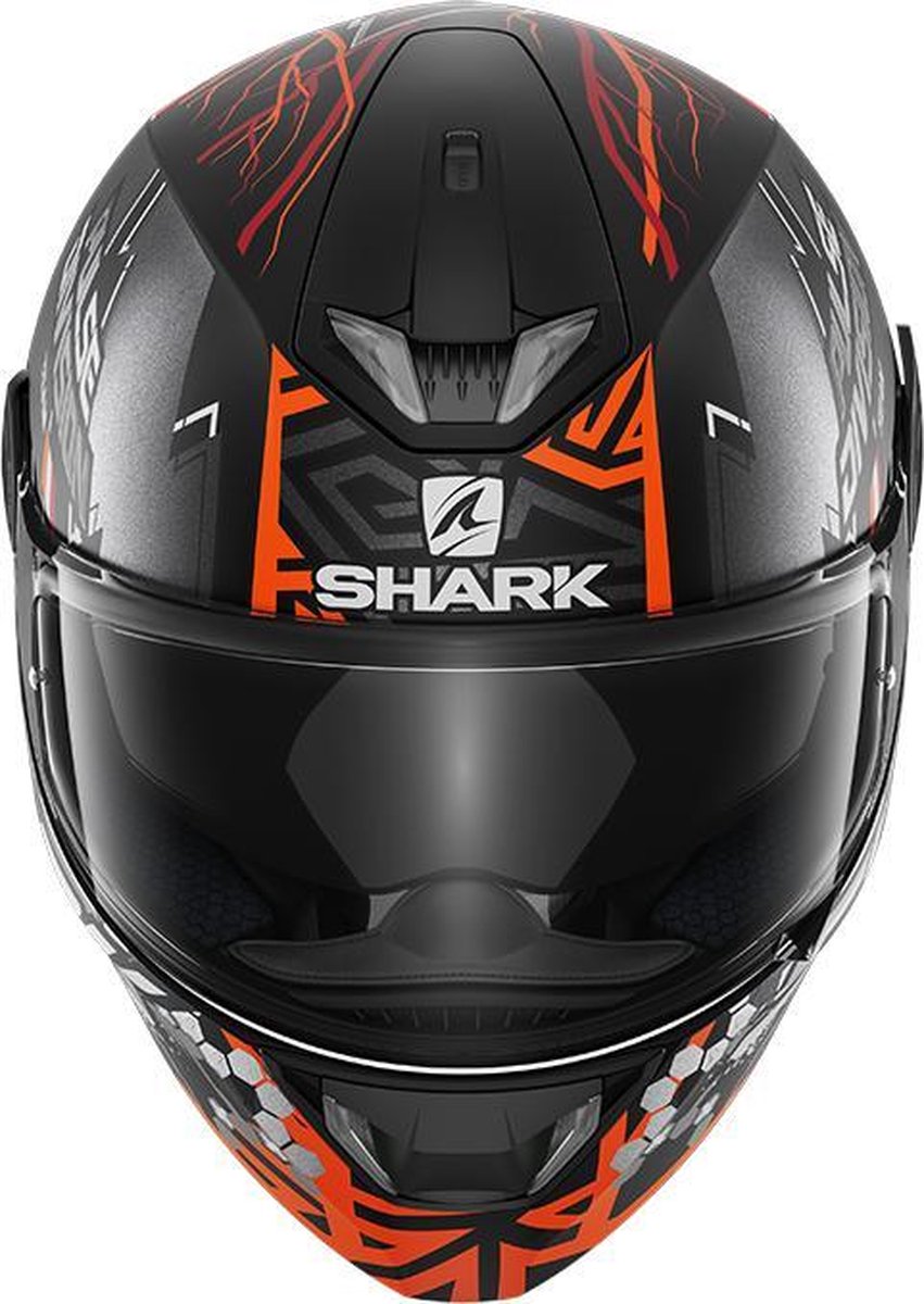 Shark Integraal Motorhelm Skwal 2.2 Noxxys + Kap - En Blauw - Zwart