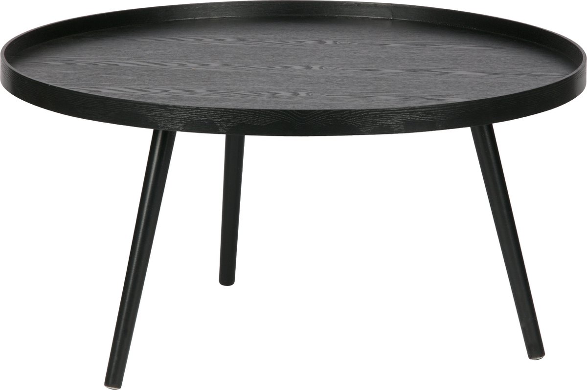 Woood Mesa Salontafel XL/Ø 78 cm - Zwart