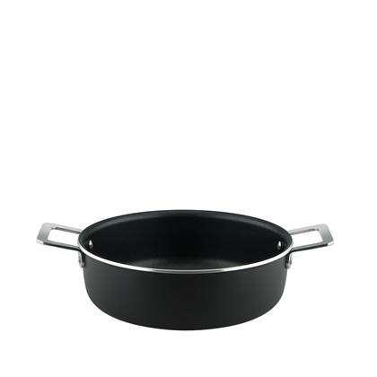 Alessi Kookpan Ø 24 cm / 3,4 L - Zwart