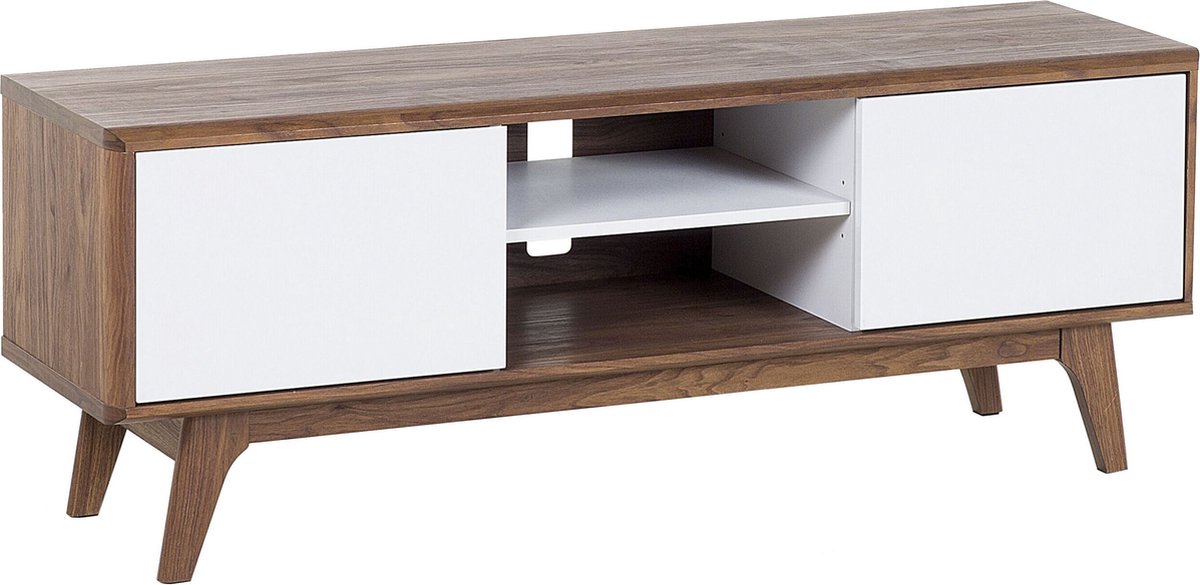 Beliani Rochester - Tv-meubel-donkere Houtkleur-mdf - Bruin