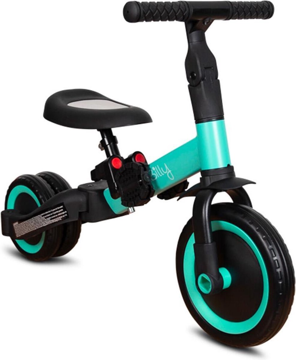 Billy Loopfiets 4-in-1 Fresa - Turquoise