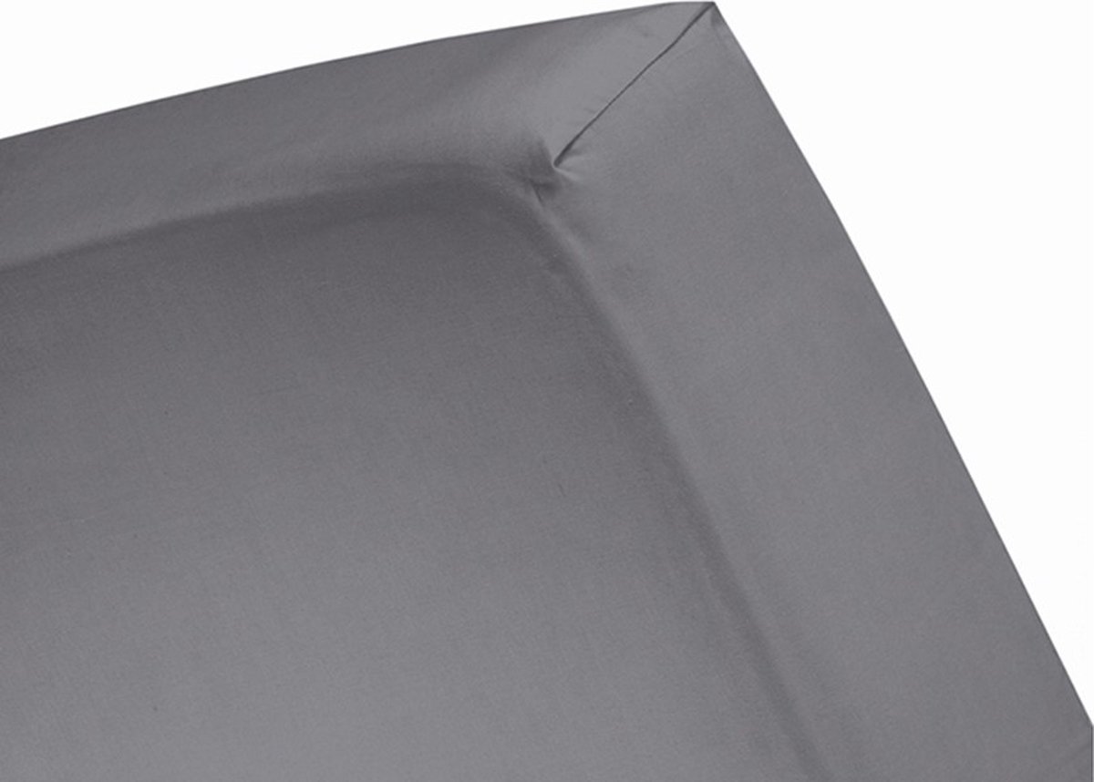 Damai Multiform Double Jersey Hoeslaken Antracite-180 X 220 Cm Xl - Grijs