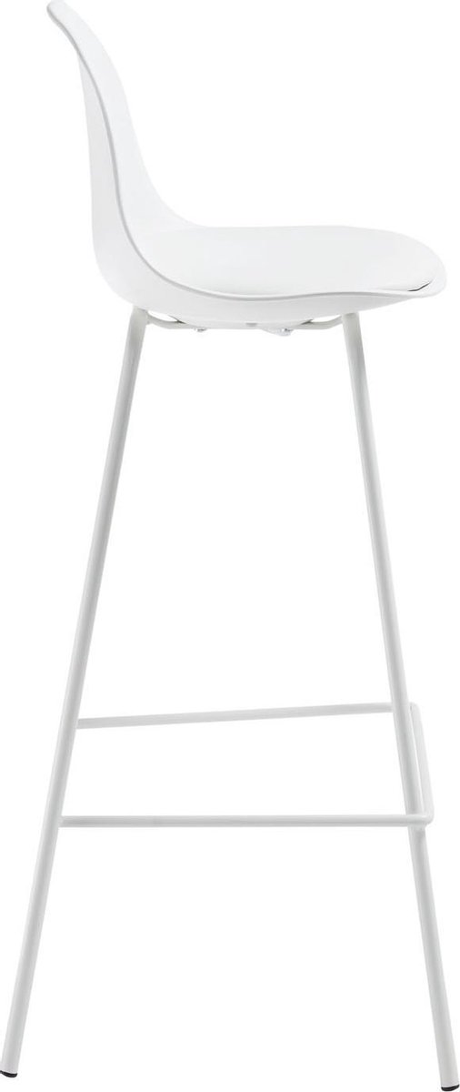 Kave Home Lysna Barkruk - Wit