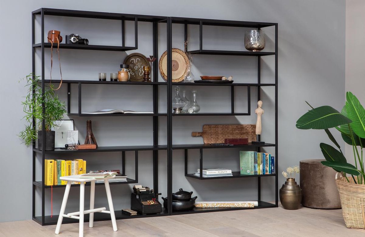 Woood Teun Vakkenkast XL - Zwart