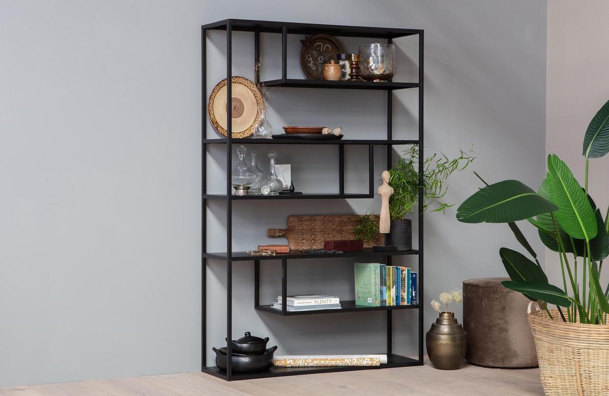 Woood Teun Vakkenkast XL - Zwart