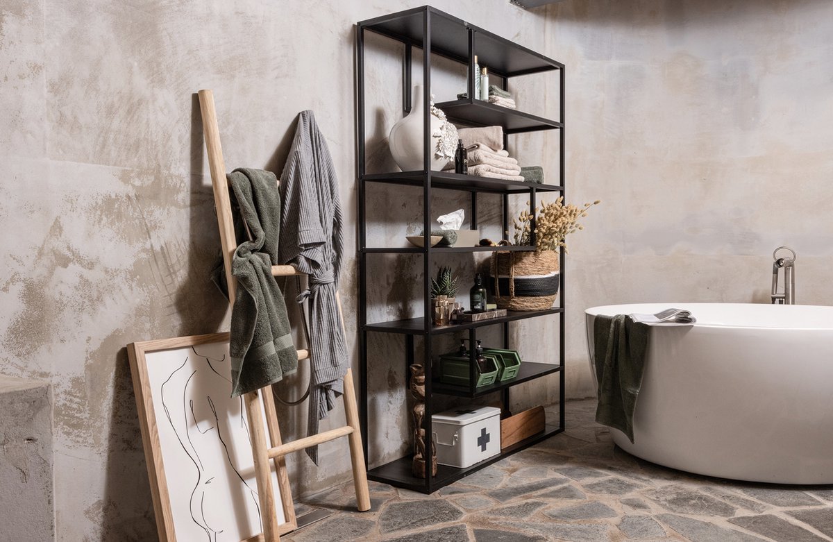 Woood Teun Vakkenkast XL - Zwart