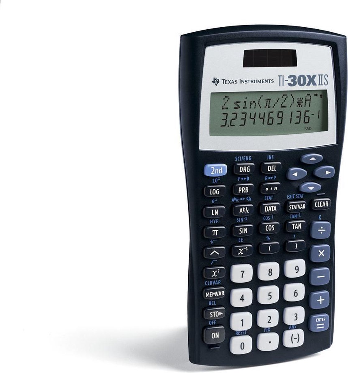 Texas Instruments rekenmachine 30xiis 8 x 15 x 2 cm blauw/grijs