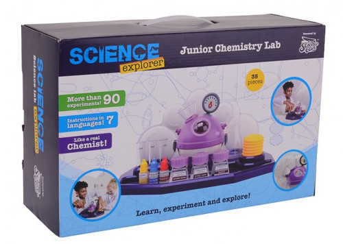 Science Explorer ontdekkings laboratorium junior 90+ experimenten - Blauw