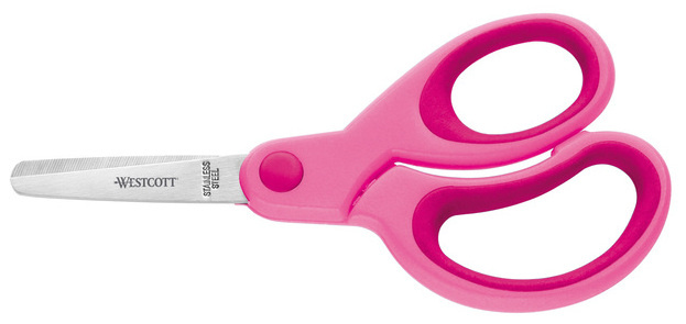 Westcott kinderschaar junior 13 cm staal roze