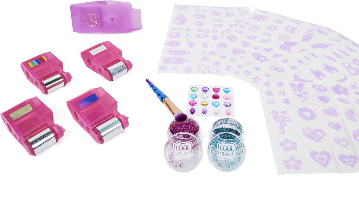 Cool Maker tattoset Shimmer Me meisjes folie 14 delig - Roze