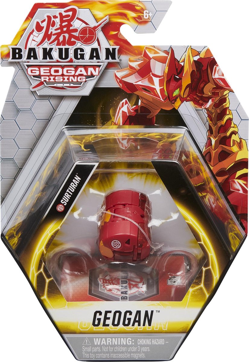 Bakugan speelset Geogan Pack Season 3.0 Surturan rood 4 delig