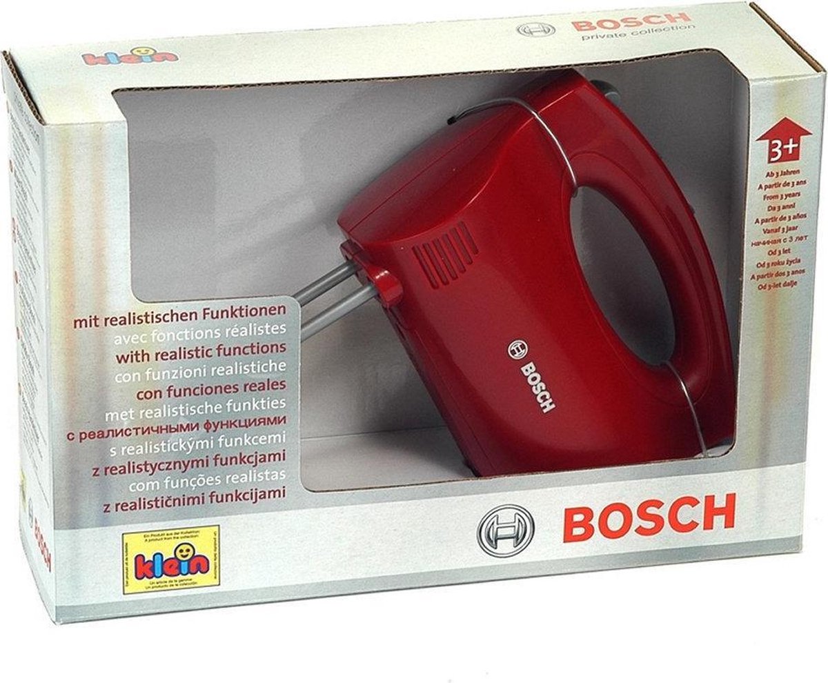 Klein Bosch handmixer - Rood