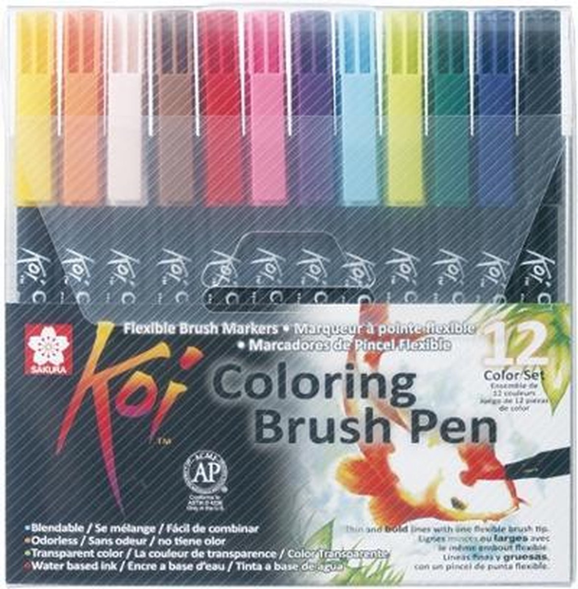 Sakura brushpennen Koi Coloring 12 stuks