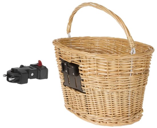 M-wave Fietsmand Riet 27 Liter - Bruin