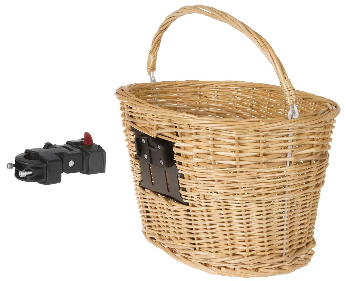 M-wave Fietsmand Riet 27 Liter - Bruin