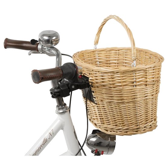 M-wave Fietsmand Riet 27 Liter - Bruin